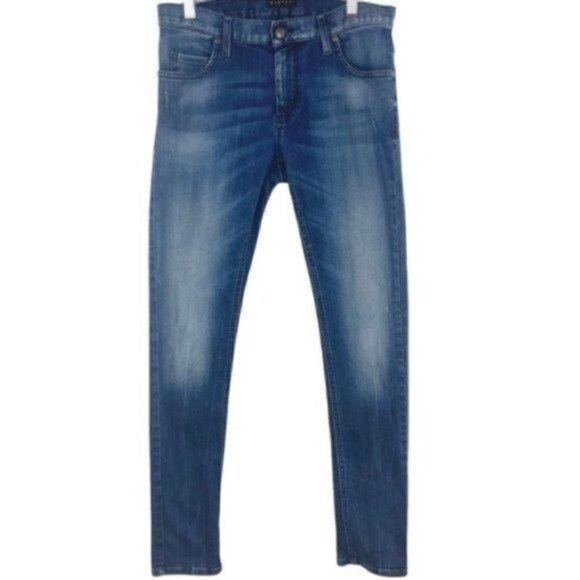 Sisley helsinki super skinny fit jeans Size W30 L31-hemmed Distressed - Picture 2 of 15